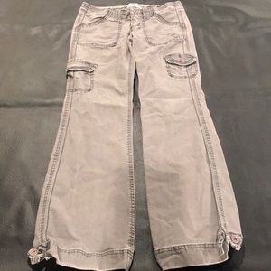 Abercrombie gray khakis